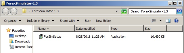 forex simulator unzipped archive